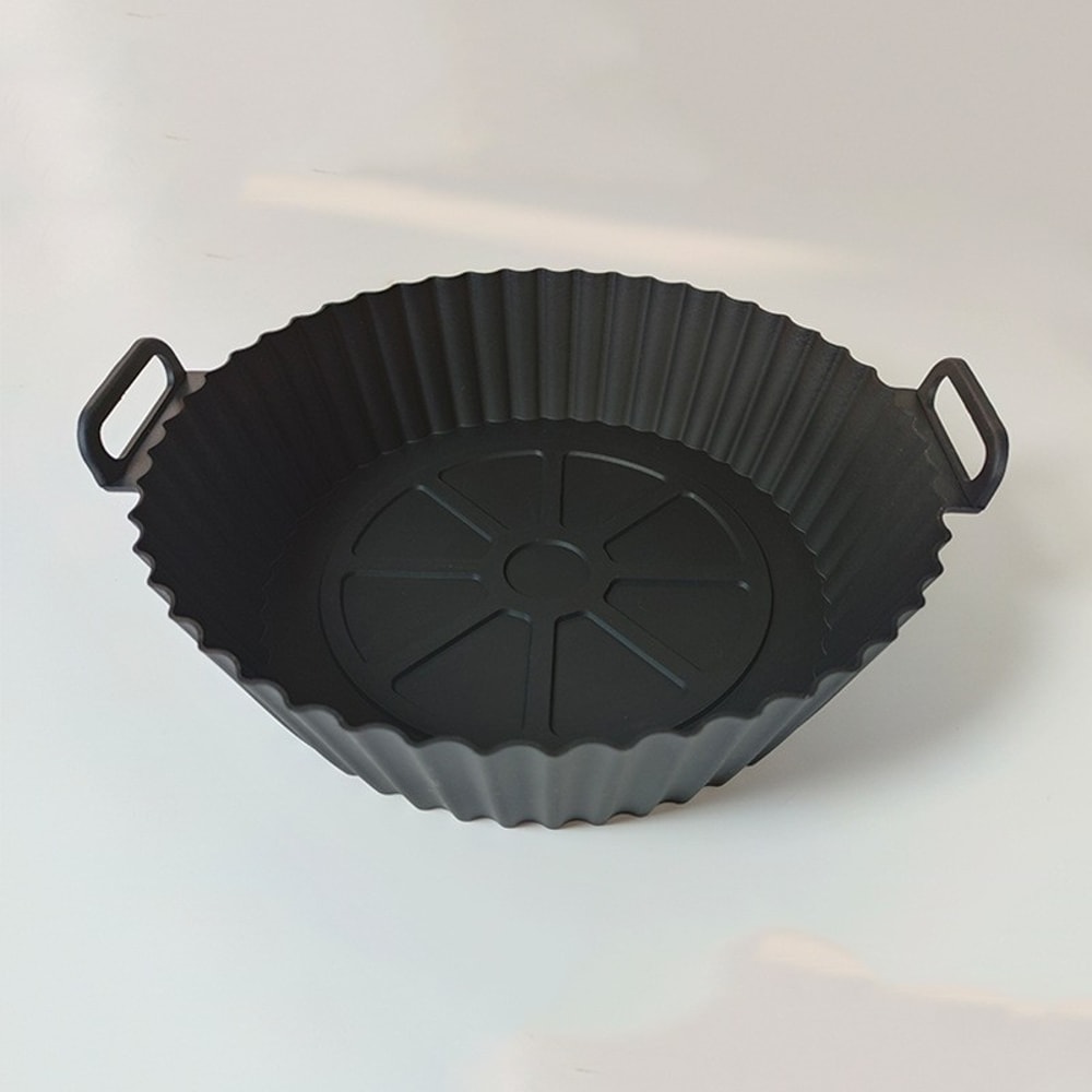 Air Fryer Silicone Liners, Reusable Silicone Air Fryer Pot, Non Stick Basket Accessories for Food Safety