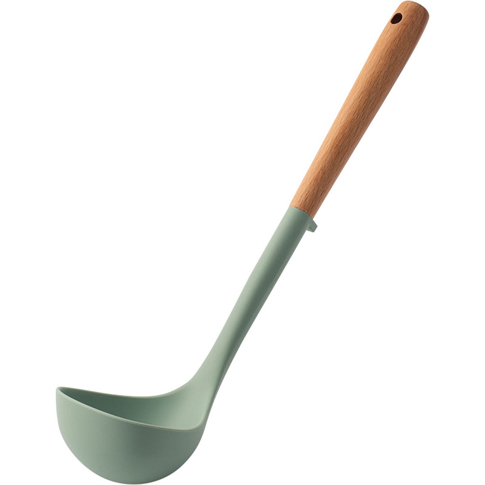 Silicone Spatula For Non Stick Pan Wooden Handle Heatresistant Silicone Cooking Spoon Kitchen Tool 20