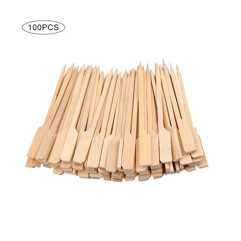 Bamboo Skewer Meat Skewer For BBQ Disposable Barbecue Skewer Spicy Hot Pot Skewer Fruit Skewer Fork 1