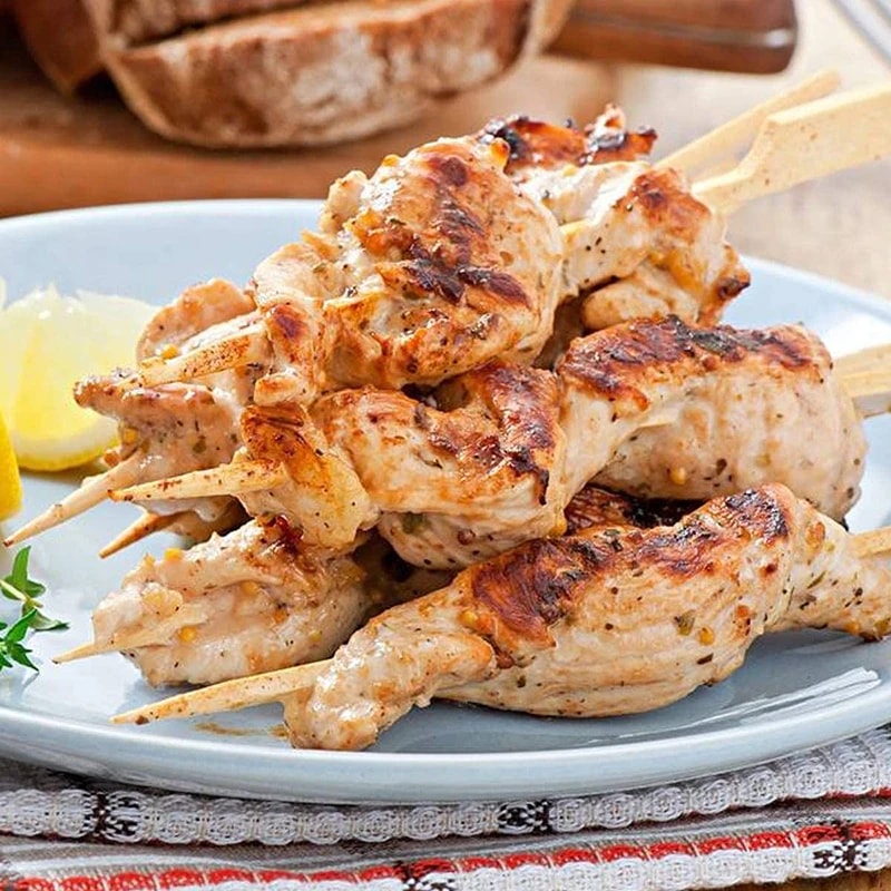 Bamboo Skewer Meat Skewer For BBQ Disposable Barbecue Skewer Spicy Hot Pot Skewer Fruit Skewer Fork 5