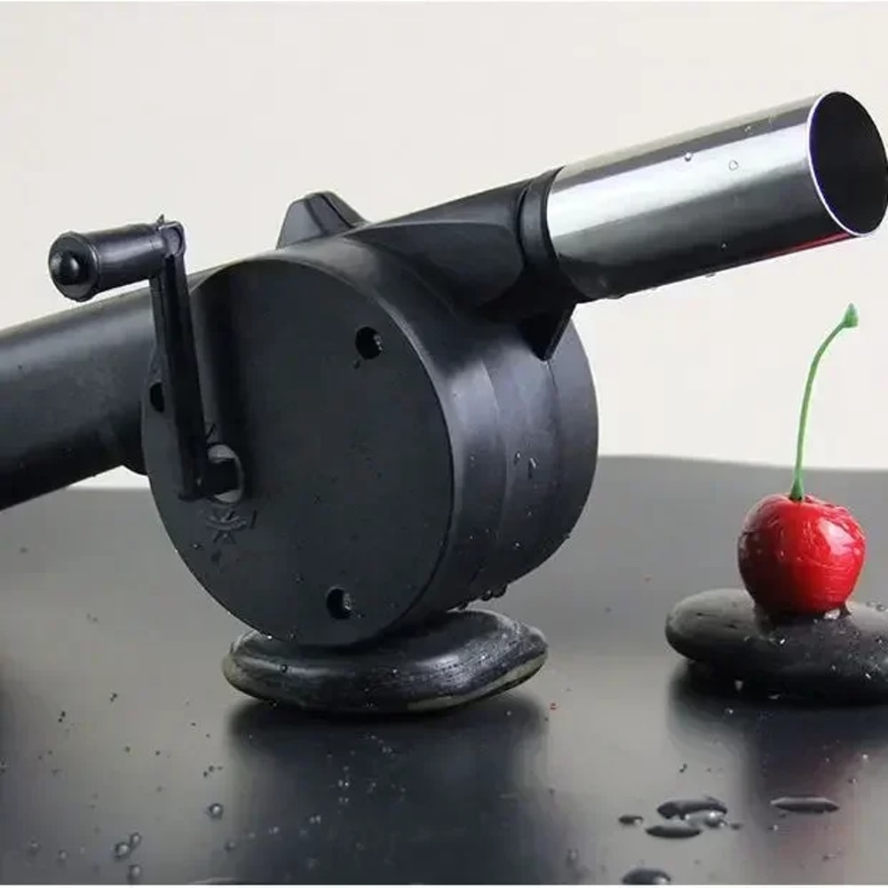 Outdoor Portable Hand Blower, Household Barbecue Charcoal Combustion Blower, BBQ Tools, Camping Barbecue Fan