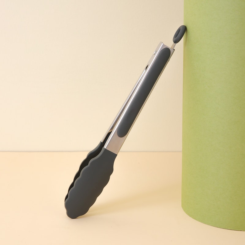 Stainless Steel Food Tong Silicone NonStick Cooking Clips Outdoor Barbecue Salad Tool Kitchen Acces 6