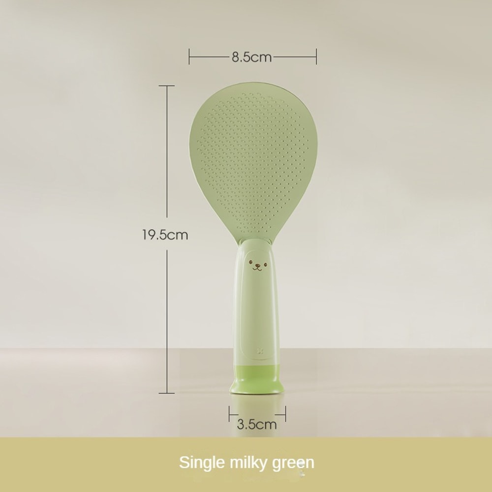 New Suction Cup Rice Spoon HeatResistant StandUp Design NonStick For Rice Making And Serving 7