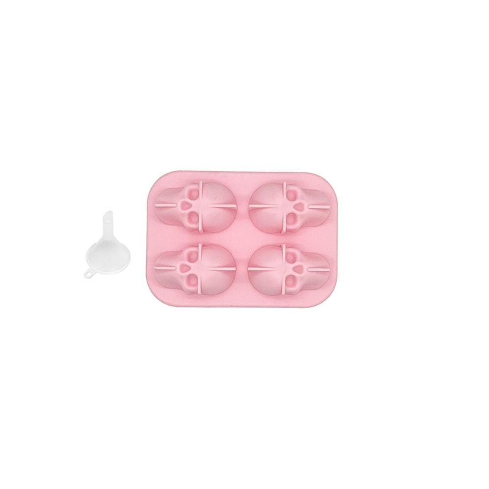 Skull Ice Block Mold Skull Shape Whiskey Ice Block Silicone Skull Ice Grid Creative Ice Model For B