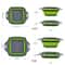 Foldable Vegetable Washing Basket Portable Colander And Fruit Filter Collapsible Drainer Kitchen Ga 5