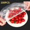 Reusable Food Covers, Durable Elastic Plastic Wrap for Bowls, Kitchen Plate Covers, Food Saver Bag - Reusable Disposable