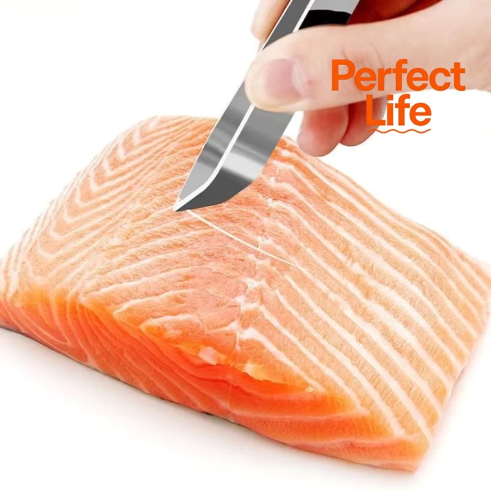 Stainless Steel Fish Bone Tweezers Pincer Clip Puller Fish Bone Plucking Clamp For Kitchen Tools 5