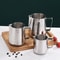 Stainless Steel Milk Frothing Jug, Silver Frother Barista Pitcher, Coffee Latte Container Metal Cup for Perfect Foam