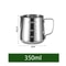 Stainless Steel Milk Frothing Jug, Silver Frother Barista Pitcher, Coffee Latte Container Metal Cup for Perfect Foam