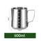 Stainless Steel Milk Frothing Jug, Silver Frother Barista Pitcher, Coffee Latte Container Metal Cup for Perfect Foam