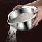 Rice Vegetable Washing Basket Strainer, Stainless Steel Bowl Tray, Wash Basin Accessories, Drain Basket for Kitchen Use