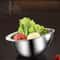 Rice Vegetable Washing Basket Strainer, Stainless Steel Bowl Tray, Wash Basin Accessories, Drain Basket for Kitchen Use