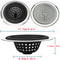 Kitchen Silicone Sink Filter, Anti-Clogging Food Waste Strainer, Hair Catcher Water Stopper for Sewer Bathroom Accessory