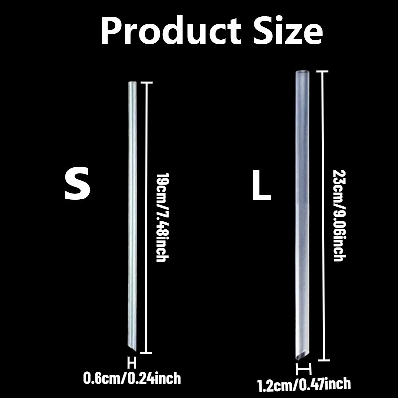 Disposable Straws Transparent Individually Packaged Perfect For Home Parties Milk Tea Juice Milksha 1
