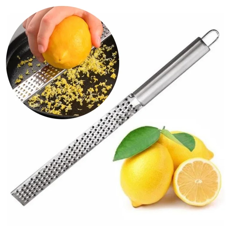 Handheld Cheese Grinder, Stainless Steel Garlic Grater, Vegetable Fruit Grinder, Lemon Zester, Citrus Ginger Cheese