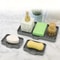 Sink Silicone Tray With Drain Soap Sponge Storage Holder Countertop Sink Scrubber Brush Soap Storag 2