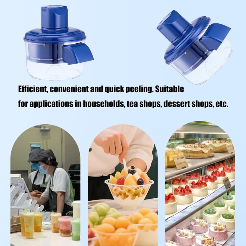 Automatic Grape Peeler, Electric Garlic Peeler, Rechargeable Fruit Kitchen Tool, Smart Commercial Fruit Machine