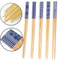 Natural Bamboo Chopsticks Pairs Wooden Reusable Tableware Traditional Handmade Retro Gift 1