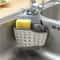 Adjustable Kitchen Sink Draining Hanging Basket Soap Sponge Shelf Faucet Holder Rubber Sink Bag Acc 1