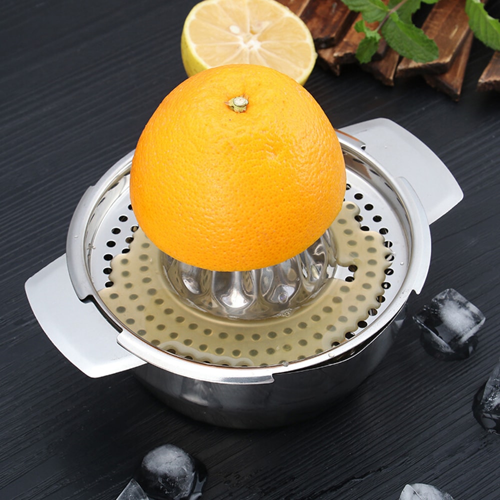 Portable Manual Citrus Juicer Stainless Steel Lemon Orange Hand Press Raw Juice Maker Kitchen Acces 2