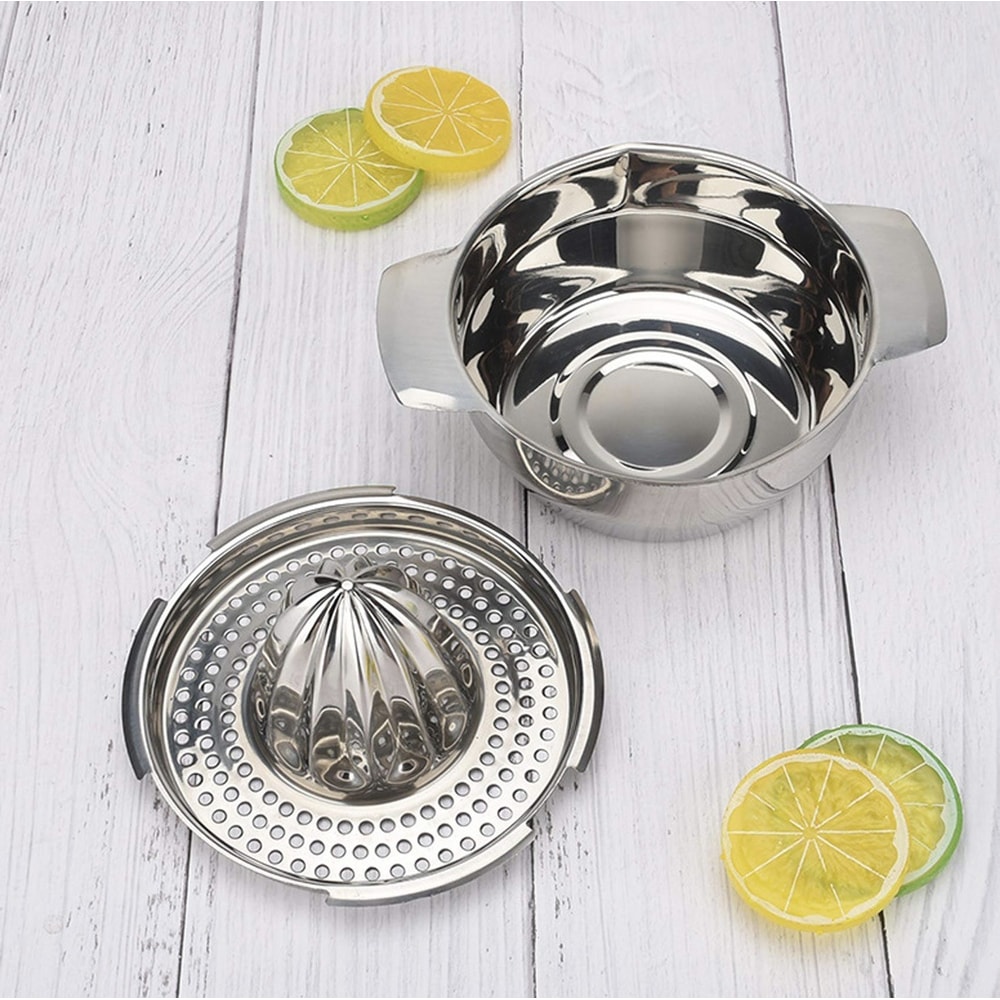Portable Manual Citrus Juicer Stainless Steel Lemon Orange Hand Press Raw Juice Maker Kitchen Acces 4