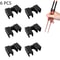 Reusable Chopsticks Helpers Training Adults Kids NonSlip Chopstick Hinges Connector Portable Practi 6