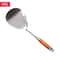 Stainless Steel Fine-Mesh Skimmer, Short Handle Scoop Strainer for Dumpling Soup, Stew Cooking Kitchen Utensils