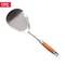 Stainless Steel Fine-Mesh Skimmer, Short Handle Scoop Strainer for Dumpling Soup, Stew Cooking Kitchen Utensils