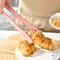 Silicone Food Toast Tongs, Trivet Tongs for Kitchen, Non-slip Cooking Clip Clamp, BBQ Salad Grill Tools