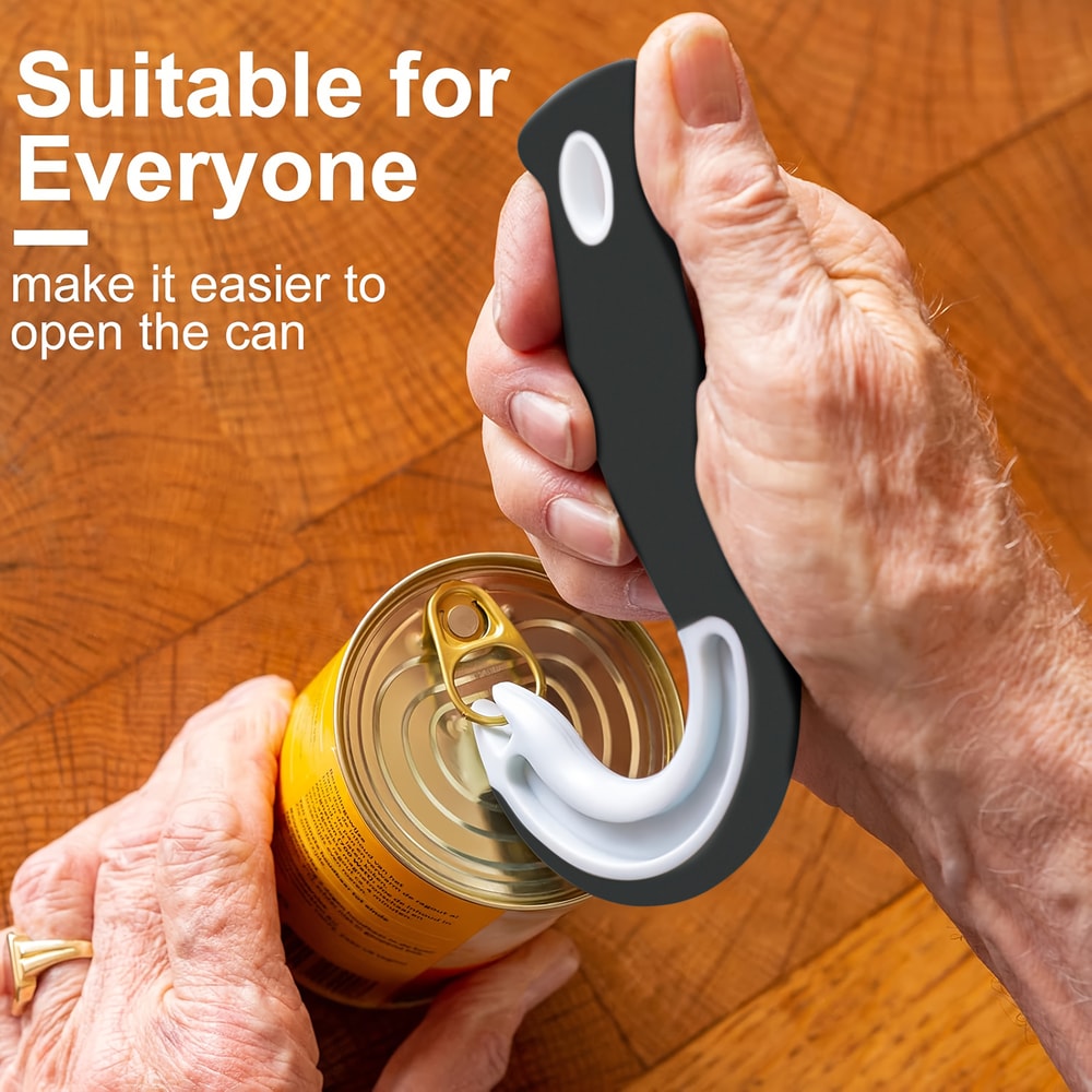 Easy To Grip Hook Can Opener Durable Cola Can Pull Tab Bottle Opener Tool Perfect For Families Rest 5