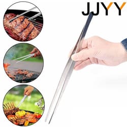 multifunction barbecue tong, food tongs, stainless steel churrasco tweezers, buffet bbq tool, kitchen gadgets, food clip