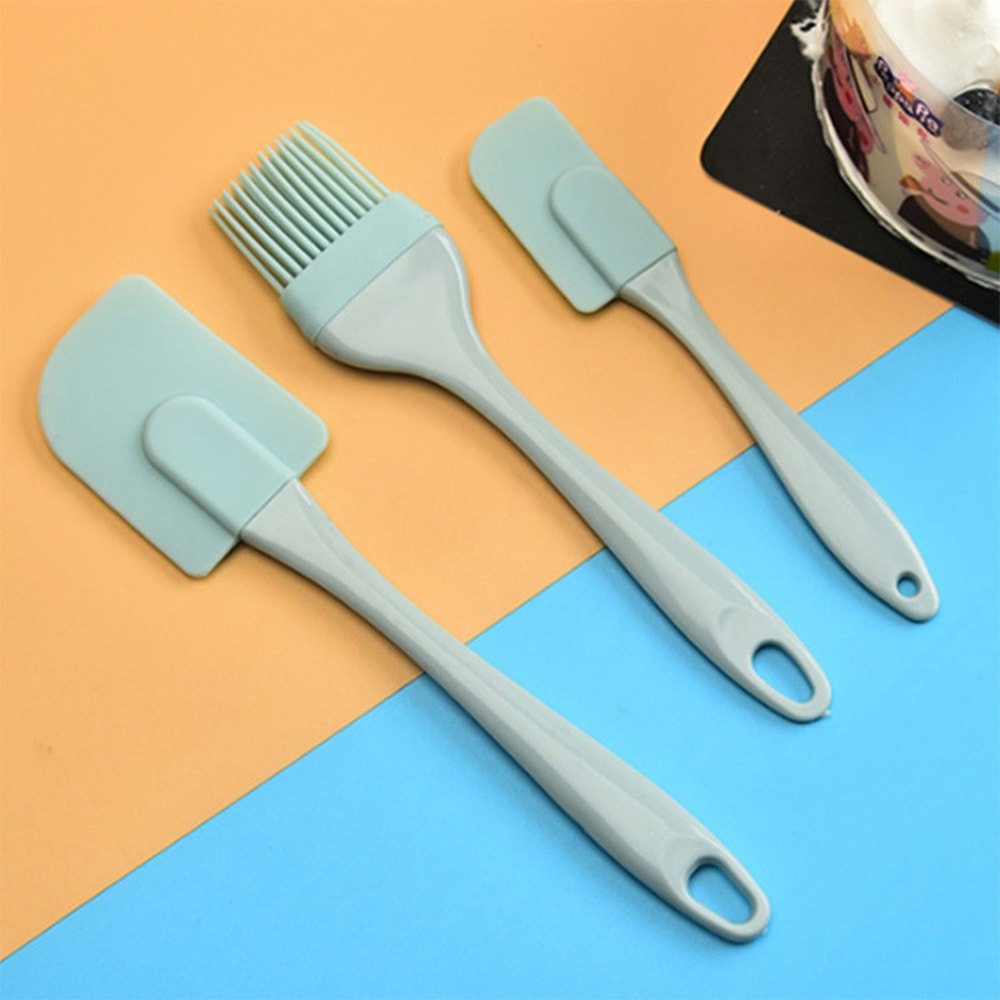 Cream Scraper DIY Bread Cake Butter Spatula, Mixer Oil Brush, Silicone Spatula, Non-stick Kitchen Baking Tools