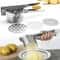 Stainless Steel Masher RicerPress, Perfect for Mashed Potatoes, Crushing Puree, Fruit, Vegetable Squeezer, Juicer Press