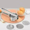 Stainless Steel Masher RicerPress, Perfect for Mashed Potatoes, Crushing Puree, Fruit, Vegetable Squeezer, Juicer Press