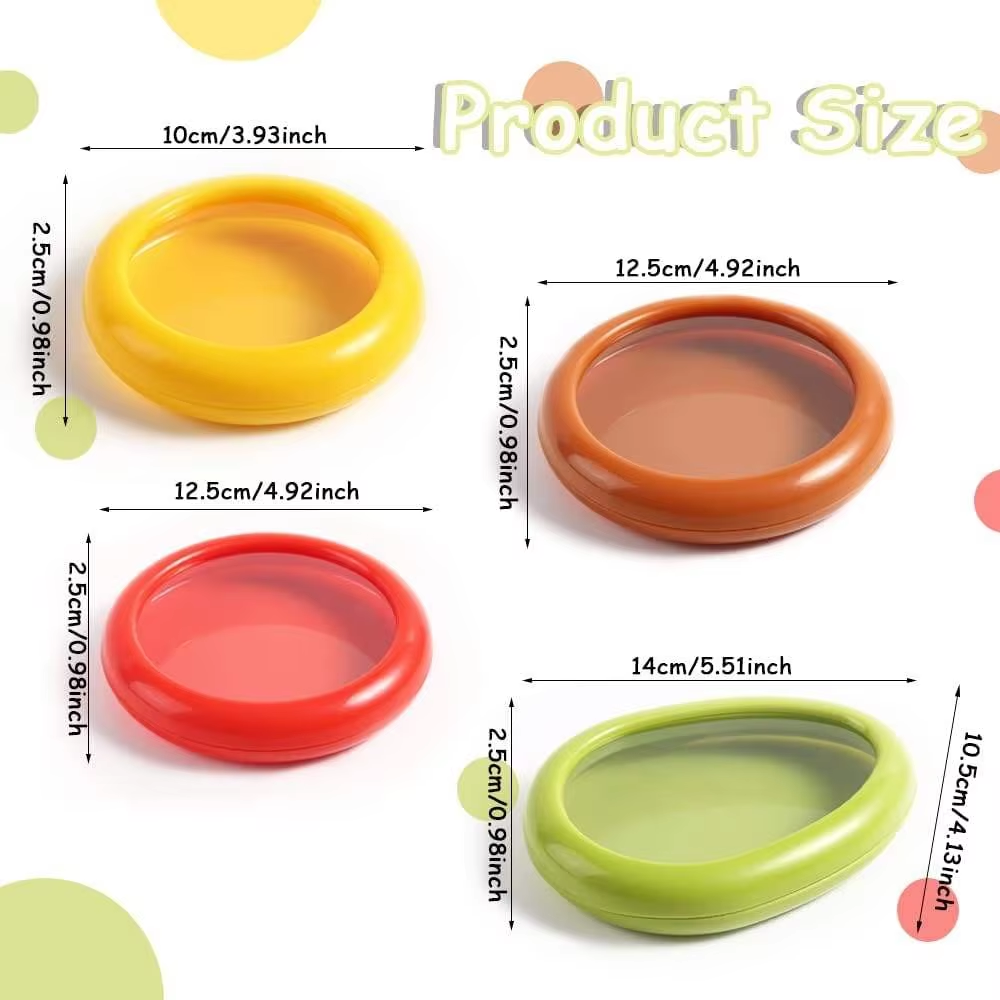 Avocado Storage Organizer, Silicone Fruit Storage Box, Reusable Antioxidant Storage Tools for Fruits and Vegetables