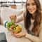 Portable Plastic Salad Pod Container With Leak Proof Oats Container Reusable Fresh Salad Bowl Meal 5