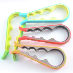 kitchen jars opener, universal bottle cap opener, effortless jar opener for easy open bottles and lids