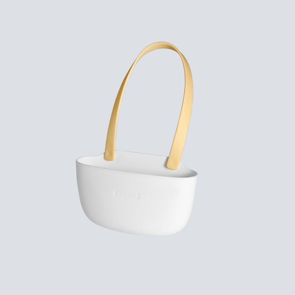 Kitchen Sink Sponges Soap Holder, Bathroom Dish Drain Water Basket, Storage Drying Rack Organizer Accessories