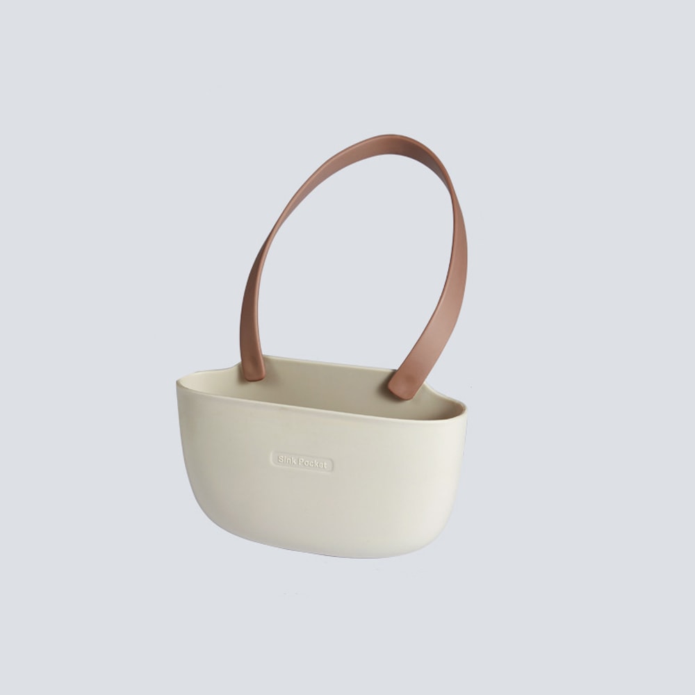 Kitchen Sink Sponges Soap Holder, Bathroom Dish Drain Water Basket, Storage Drying Rack Organizer Accessories