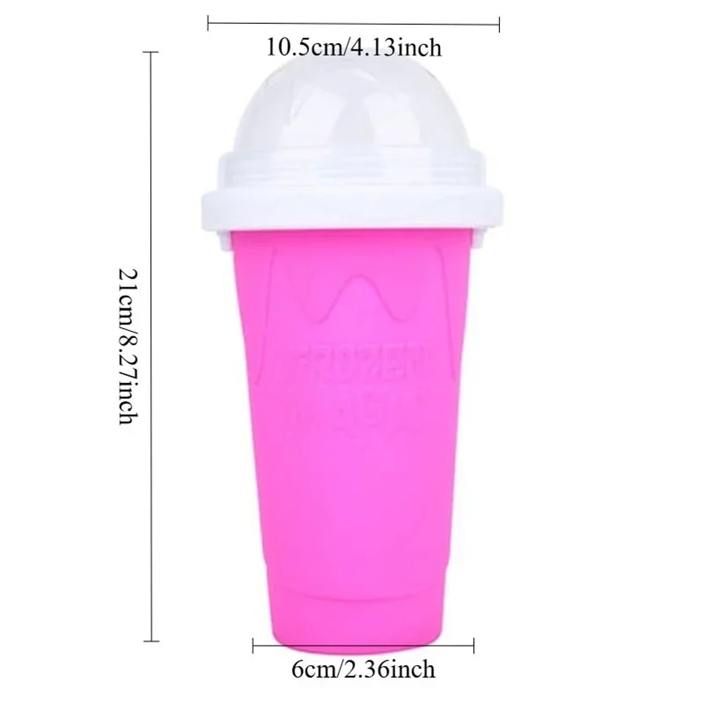 Quick-Frozen Slushy Maker Cup, Summer Pinch Cups for Homemade Smoothies, Juice, Ice Cream, Summer Squeeze Beker Kitchen