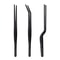 Stainless Steel Chef Tweezers Set with Serrated Tips, Cooking Tongs, Perfect Kitchen Tools for BBQ, Plating Serving