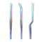 Stainless Steel Chef Tweezers Set with Serrated Tips, Cooking Tongs, Perfect Kitchen Tools for BBQ, Plating Serving