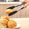 BBQ Gadgets Silicone NonSlip Food Tong Kitchen Tong Cooking Tong Clip Clamp BBQ Salad Tool Grill Ki 2