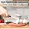 Meat Tenderizer Hammer with Comfortable-Grip Handle, Zinc Alloy Meat Mallet Pounder for Kitchen, Durable Meat Tenderizer
