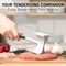 Meat Tenderizer Hammer with Comfortable-Grip Handle, Zinc Alloy Meat Mallet Pounder for Kitchen, Durable Meat Tenderizer