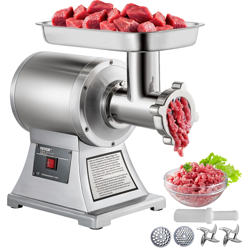 Electric Meat Mincer Grinder, Commercial Kitchen Chopper, Food Processor, Sausage Maker Machine, Home Appliance
