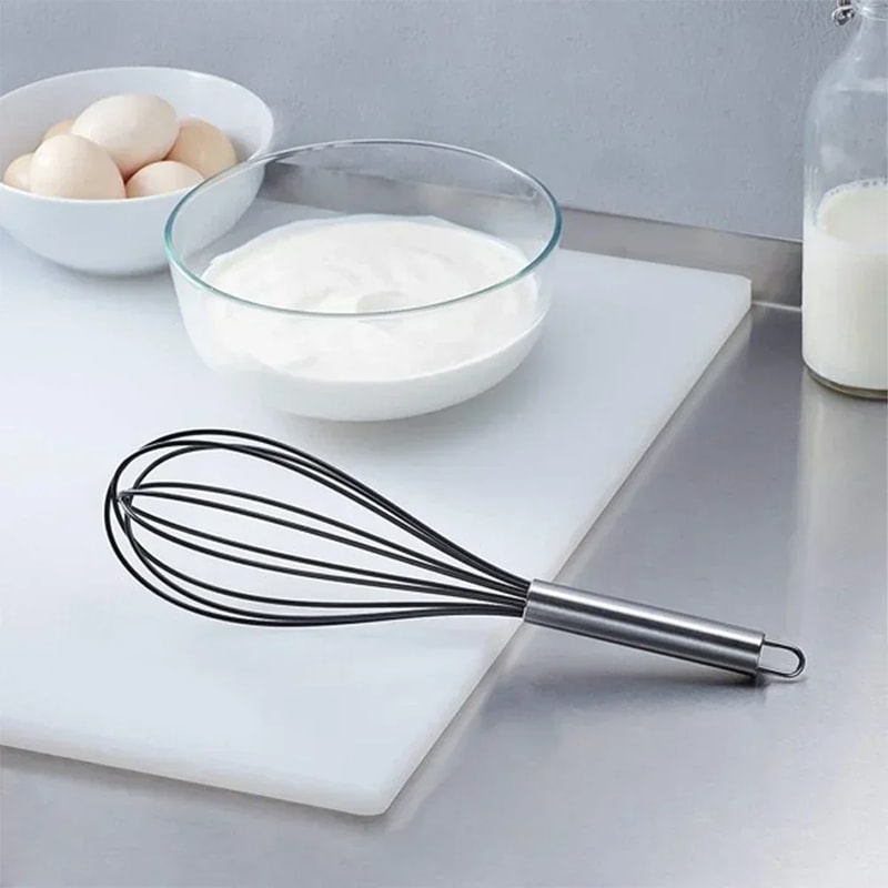 Manual Egg Beater Stainless Whisk Kitchen Wire Balloon Whisk Milk Egg Beater Egg Mixing Mixer Tools 1
