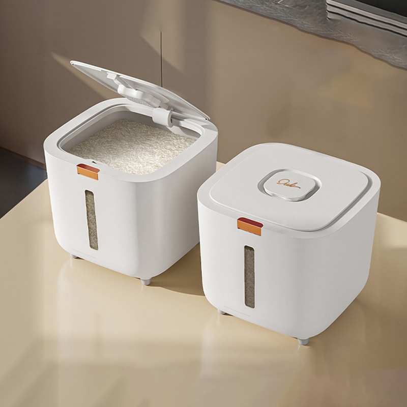 Insect Proof, Moisture Proof Rice Box, Grain Sealed Jar, Kitchen Storage Container with Lid, Airtight, Durable Kitchen