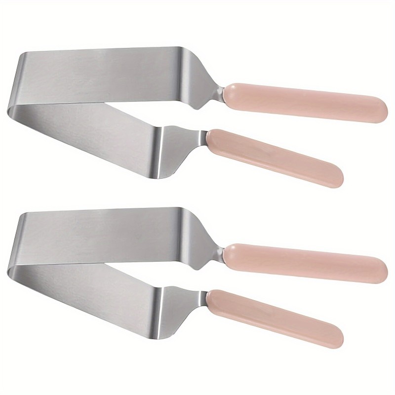 Stainless Steel Cake Lifter Set Triangle Slicing Server Layer Separator NonScratch Tool For Even Po 4