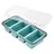 Silicone Freezer Tray with Lid for Meal Prep, Portion Freezing, Soup and Ice Cube Maker, Durable Silicon Freezing Trays